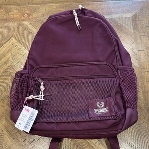 PINK Victoria's Secret Burgundy Backpack